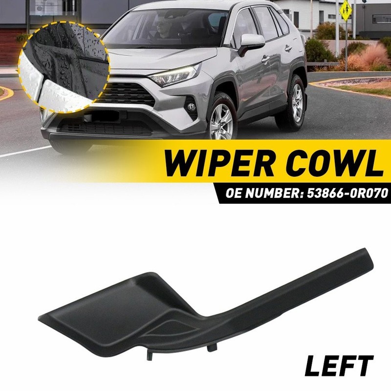 Left Windshield Wiper Side Cowl Extension Cover Trim For 2019 – 2020 Toyota RAV4