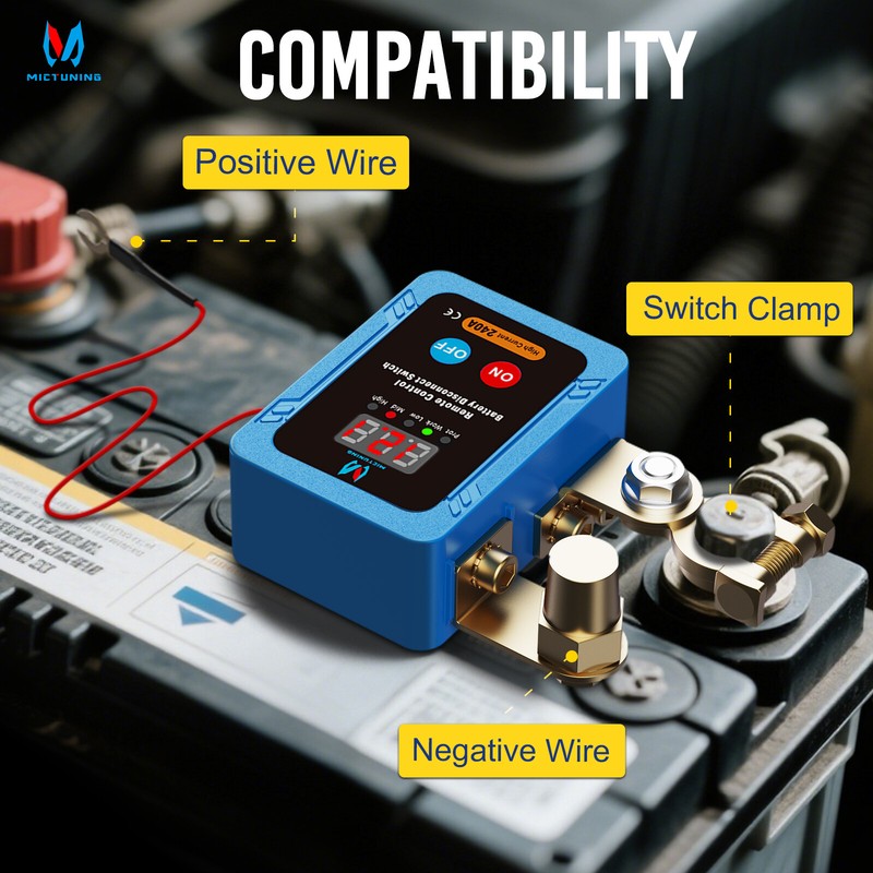 Remote Control 12V 240A Car Battery Switch Disconnect Power Kill Master Isolator gallery