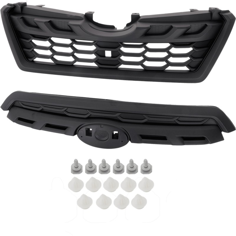 Pair Grille Grill Set of 2 for Subaru Forester 2022-2024