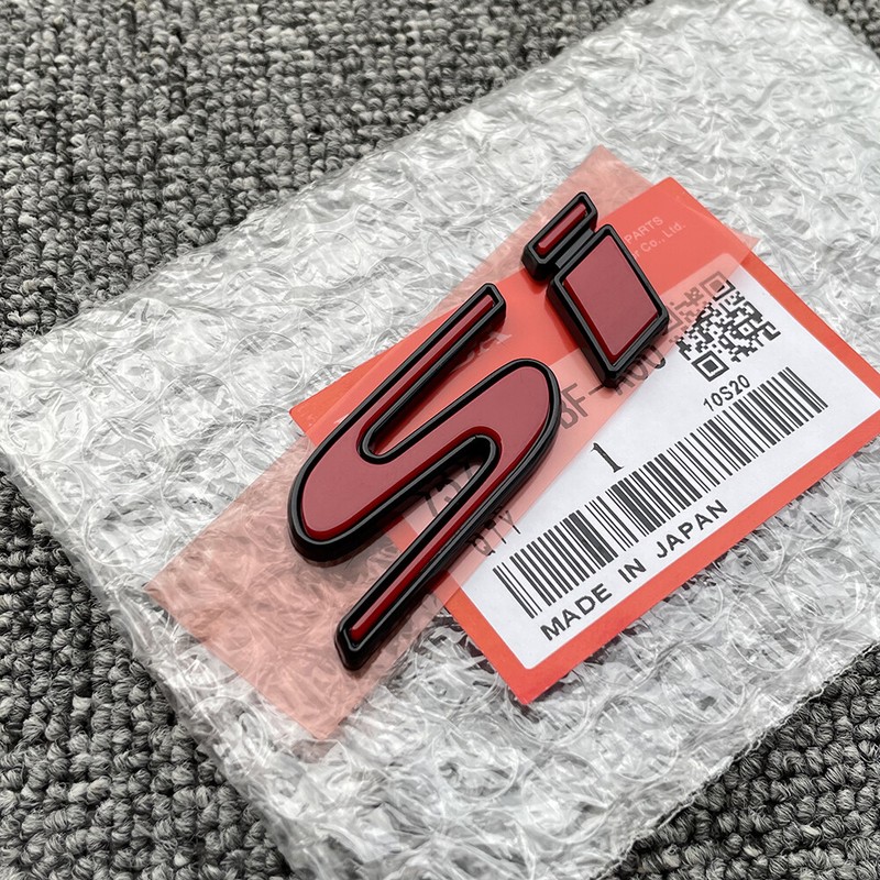 Si Trunk Emblem For Honda 2017-2025 civic Coupe 2-Dr 4-Door Badge 75723-TBF-A00
