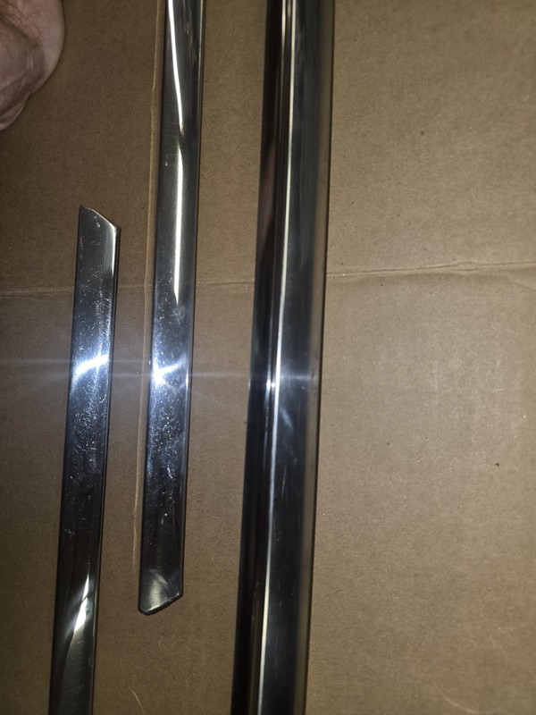 FORD THUNDERBIRD Rear Glass EXTERIOR MOULDING Trim Chrome 1964 65 66 OEM FOMOCO gallery