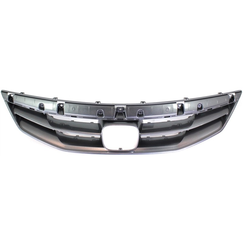 Grille Assembly Kit For 11-12 Honda Accord Painted Gray Shell and Plastic Grille gallery