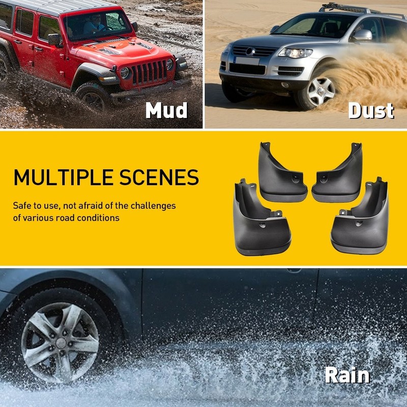 For Toyota Corolla E100 AE100 LH Sedan RH 1993-1997 4pcs Splash Guards Mud Flaps gallery