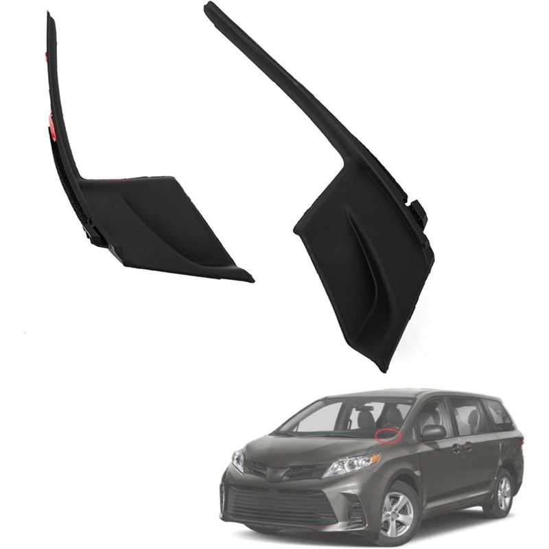 1 Pair 53867-08020 Windshield Wiper Cowl Cover Trim Replacement For Toyota gallery