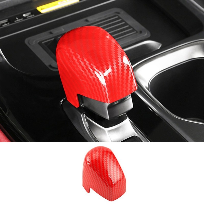 ABS Carbon-Fiber Pattern Gear Shift Knob Trim For Lexus RX350 500h 2023-2024 gallery