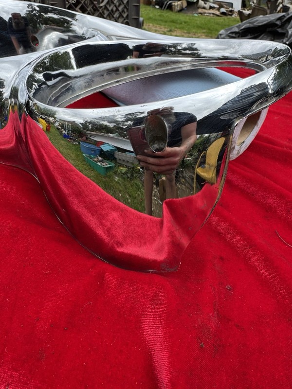 1967 FORD GALAXY 500 ORIGINAL LEFT HEADLIGHT BEZEL FoMoCo C7AB-13064 67 Vintage gallery