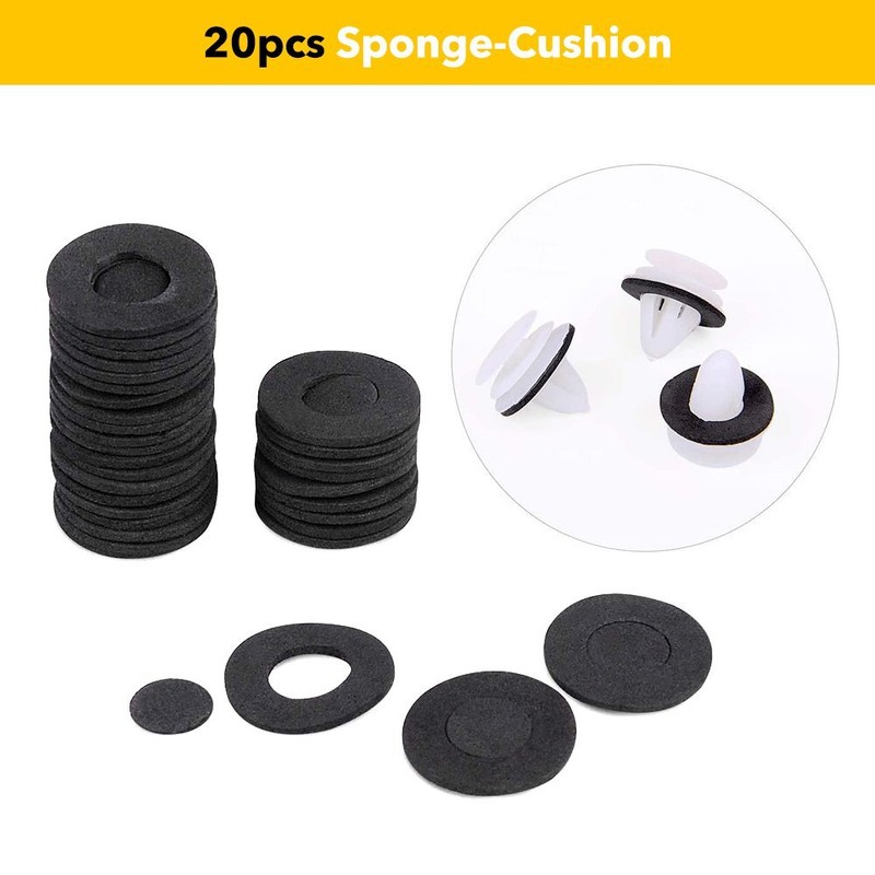 415pc Plastic Rivets Fastener Car Fender Bumper Push Pin Clip+Free Remover Tool gallery