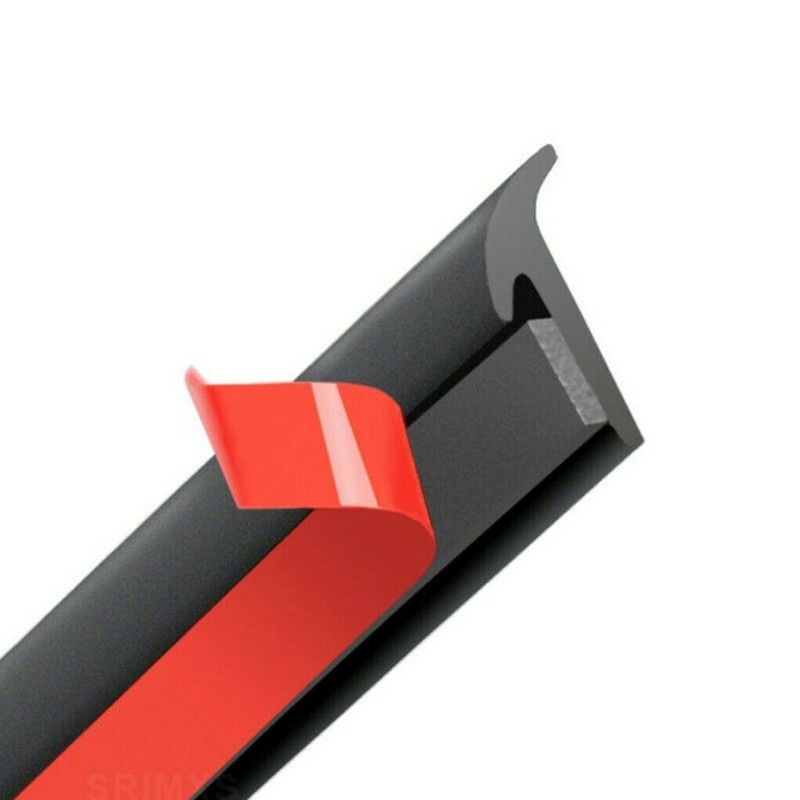 16 Feet Car Door Edge Trim Lock Guard Moulding Rubber Seal Strip Protector Decor gallery