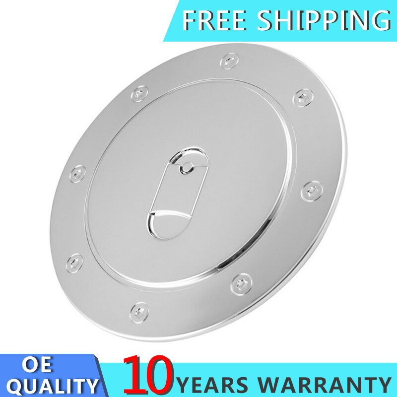 Chrome Fuel Tank Gas Door Cap Cover ABS for 1999-2006 Chevy Silverado 1500