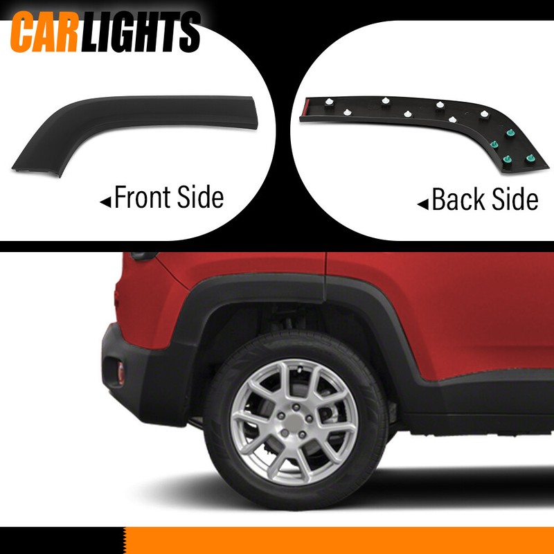 New Wheel Fender Flare Molding Trim Rear Right Side Fits 2015-2023 Jeep Renegade gallery