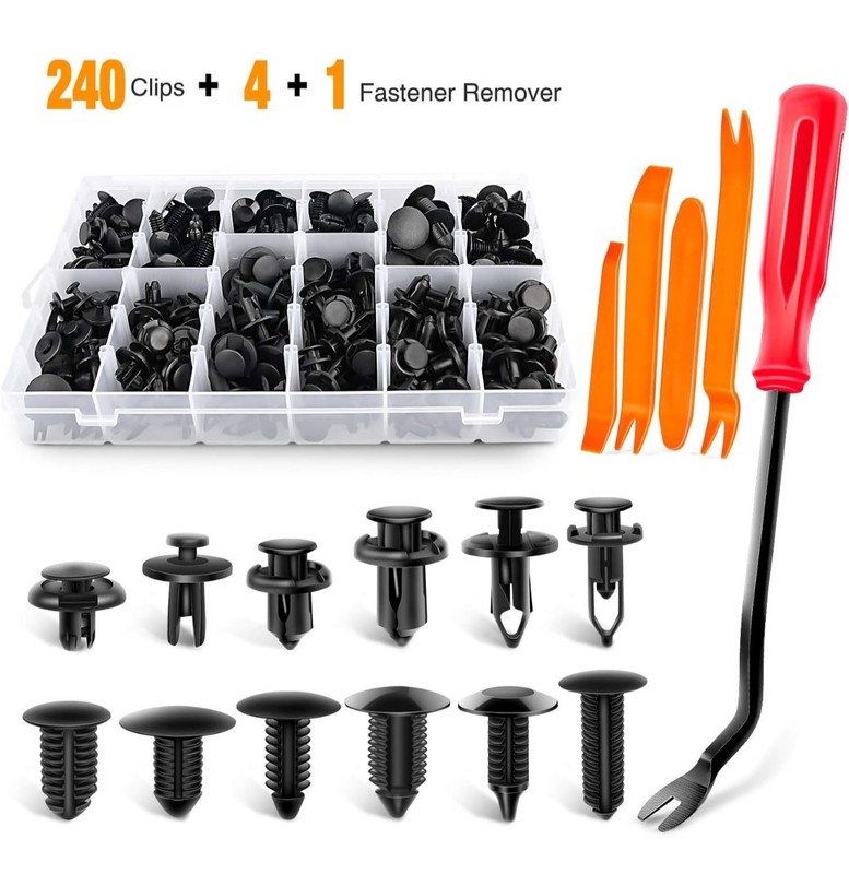 GOOACC - GRC-33 240PCS Bumper Retainer Clips Car Plastic Rivets Fasteners... gallery