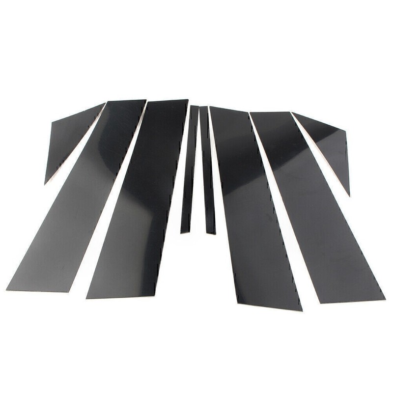 Pillar Posts Door Trim (8pcs/Set) FIT FOR Mazda 3 Sedan 2019-2021 Glossy Black gallery