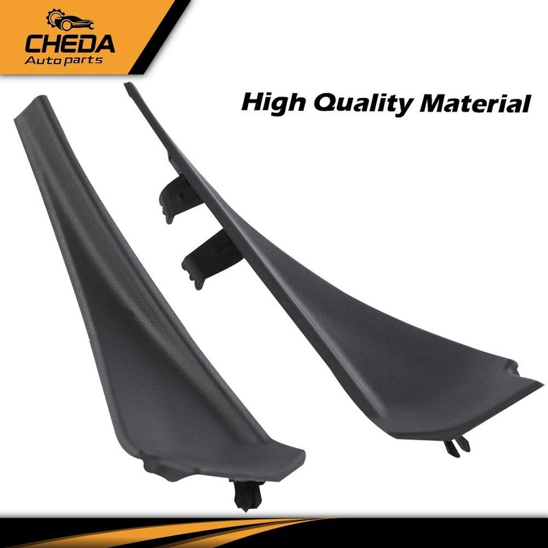 Front Windshield Wiper Side Cowl Extension Cover Fit For 2014-2020 Nissan Rogue gallery