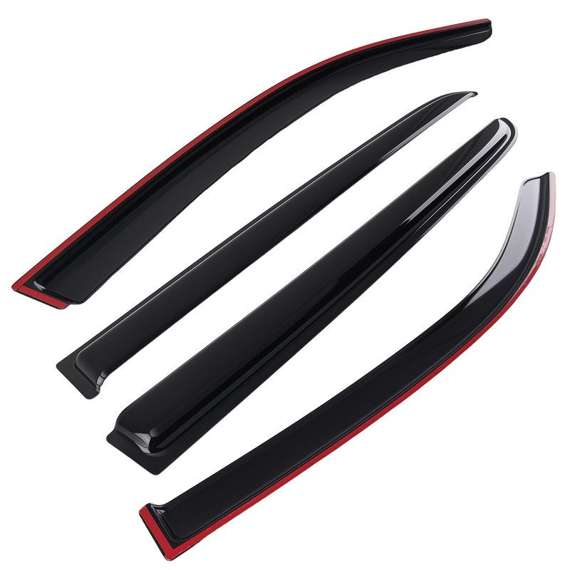 Wind Deflectors Rain Guards for Toyota Tundra Double Cab 2007-2021 4Pcs Set