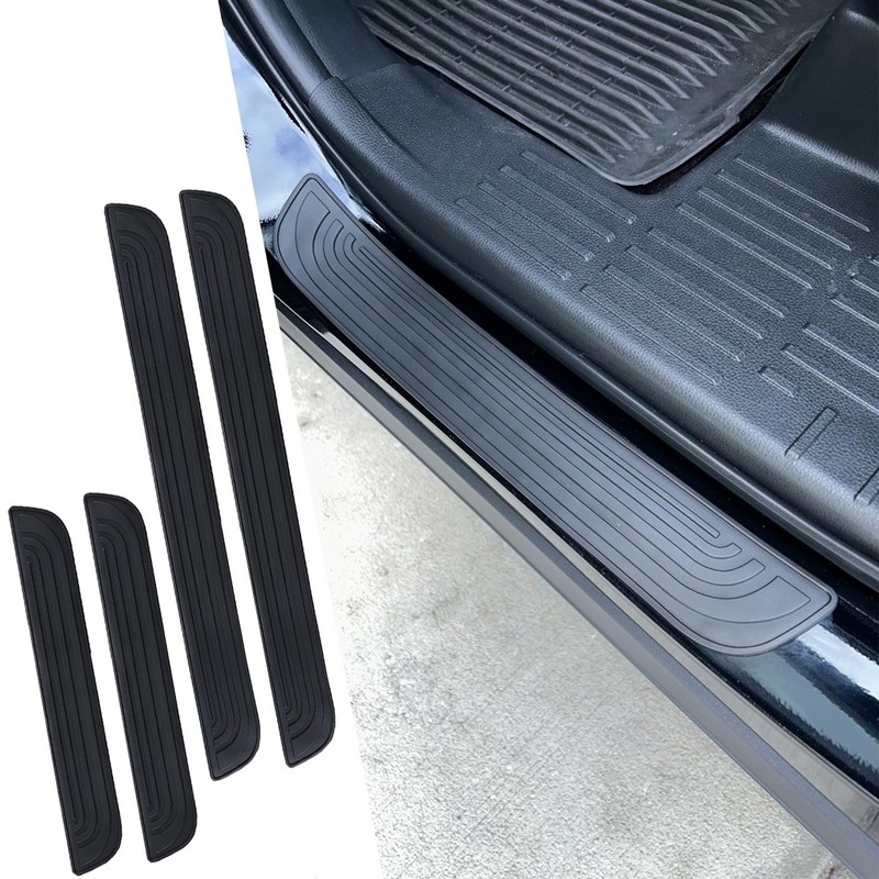 Self Adhesive Anti-Scratch Front & Rear Door Sills Protector Kit For Volkswagen
