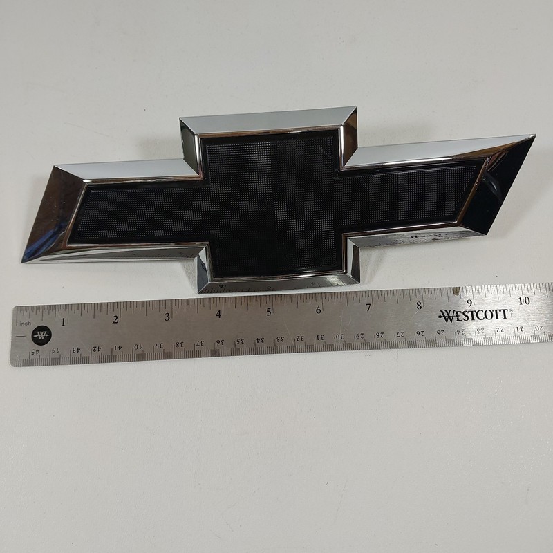 Custom Front Chrome Black Bowtie Emblem OEM 84701879 gallery
