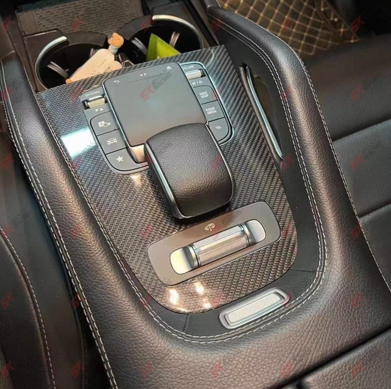 Dry Carbon Fiber Car Inner Trim Kits Fits Benz S-Class GLS450 580 GLS63 AMG 20UP gallery