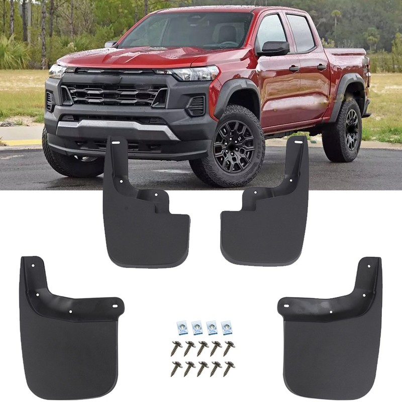 New 4x Splash Guards Mud Flaps Mudguard for Chevrolet Colorado Canyon 2015-2022