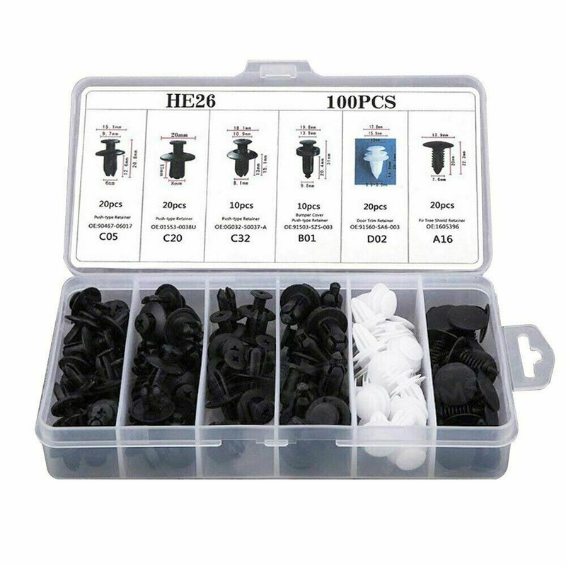 For Toyota Corolla 2003-2022 Retainer Clips Replacement Bumper Push Rivet Clips gallery