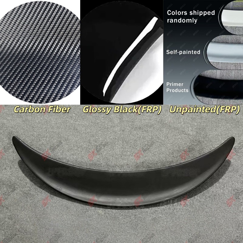 Unpainted/Glossy Black Rear Trunk Spoiler Wing For Volkswagen Beetle GL GLS 98+ gallery