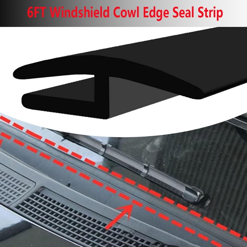6ft Car Front Windshield Panel Seal Strip Sealed Moulding Trim For Volkswagen