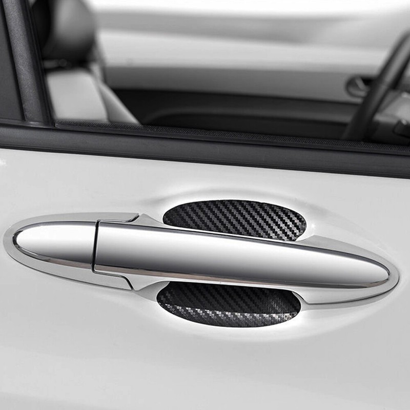 Carbon Fiber Car Door Handle Film Protector Anti-Scratch Sticker Car Accessories gallery