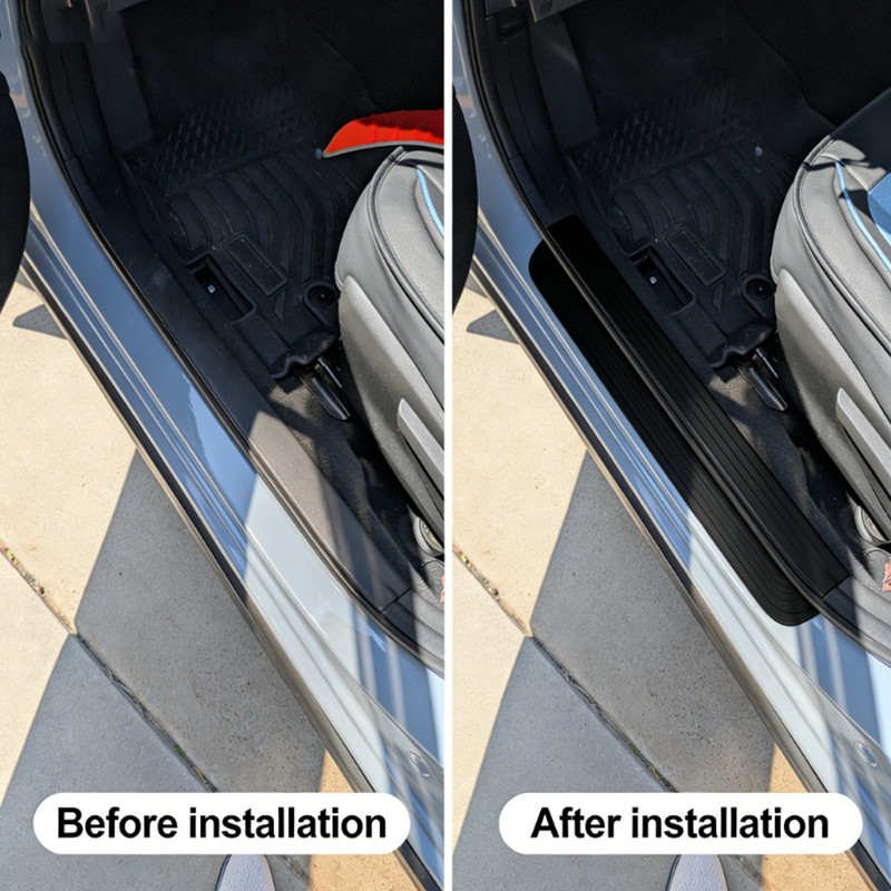 4PCS Door Threshold Protection Self Adhesive Sill Guards Customized For Toyota gallery