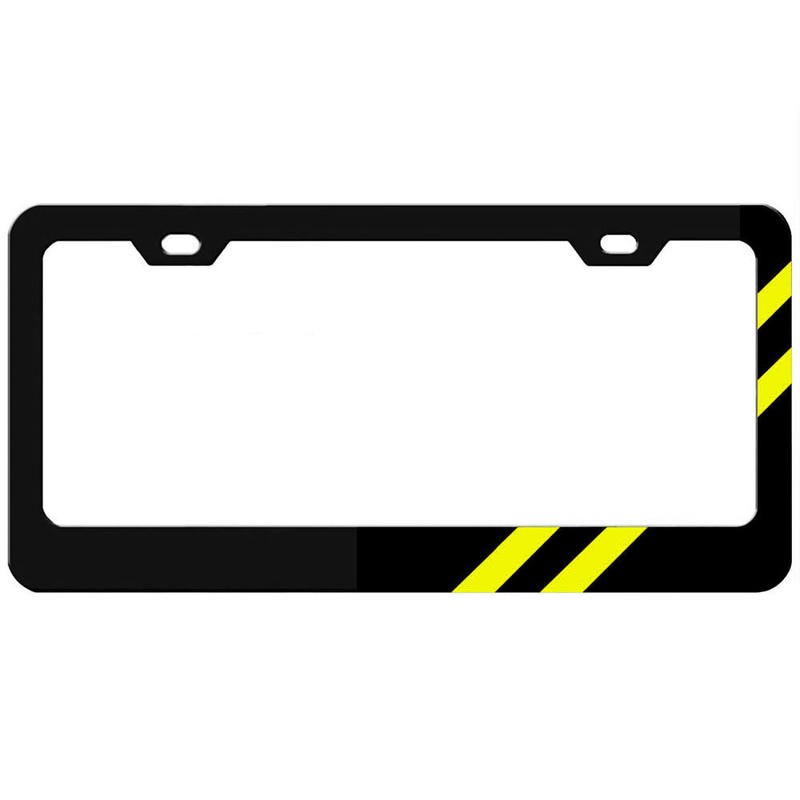 Fits For Dodge Durango Car License Plate Frame Black Yellow Metal Covers M7 gallery
