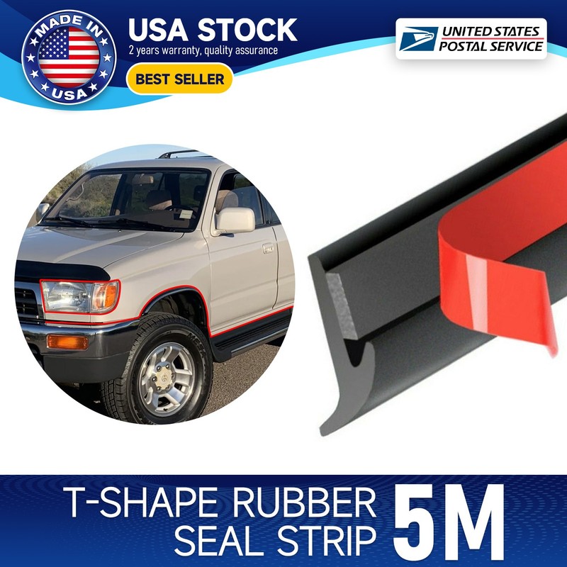 16 Feet Car Door Edge Trim Lock Guard Moulding Rubber Seal Strip Protector Decor