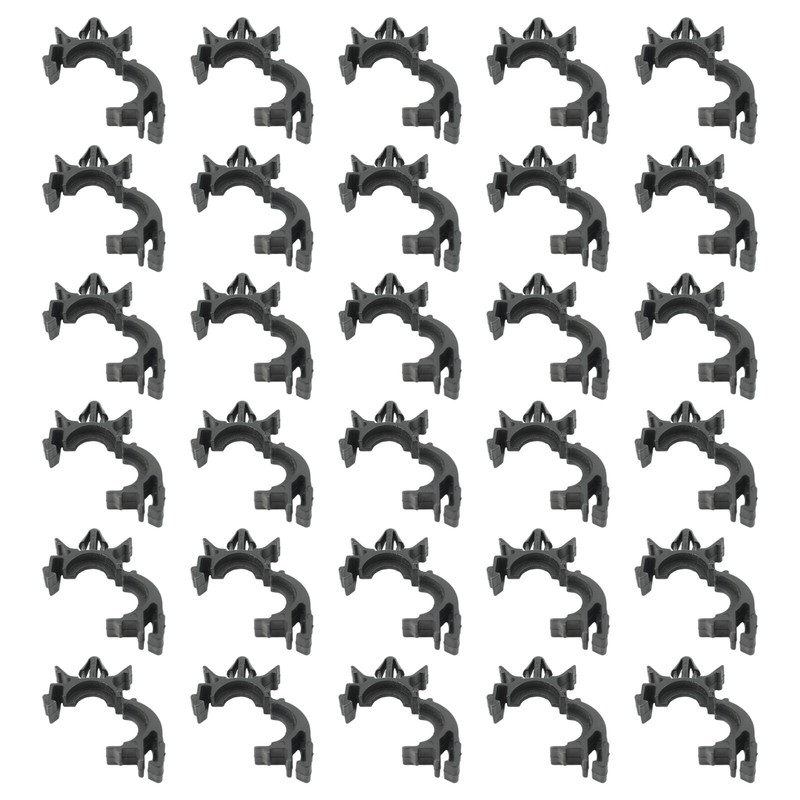 (30) 1/2"OD 11/32"ID Wire Loom Routing Clips For GM 8911473 gallery
