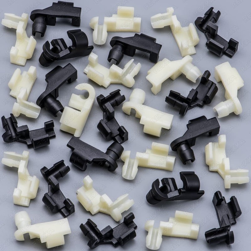 20 Sets Door Handle Lock Rod Hood Latch Locking Push Clip 5/32 Rod Fits GM Ford