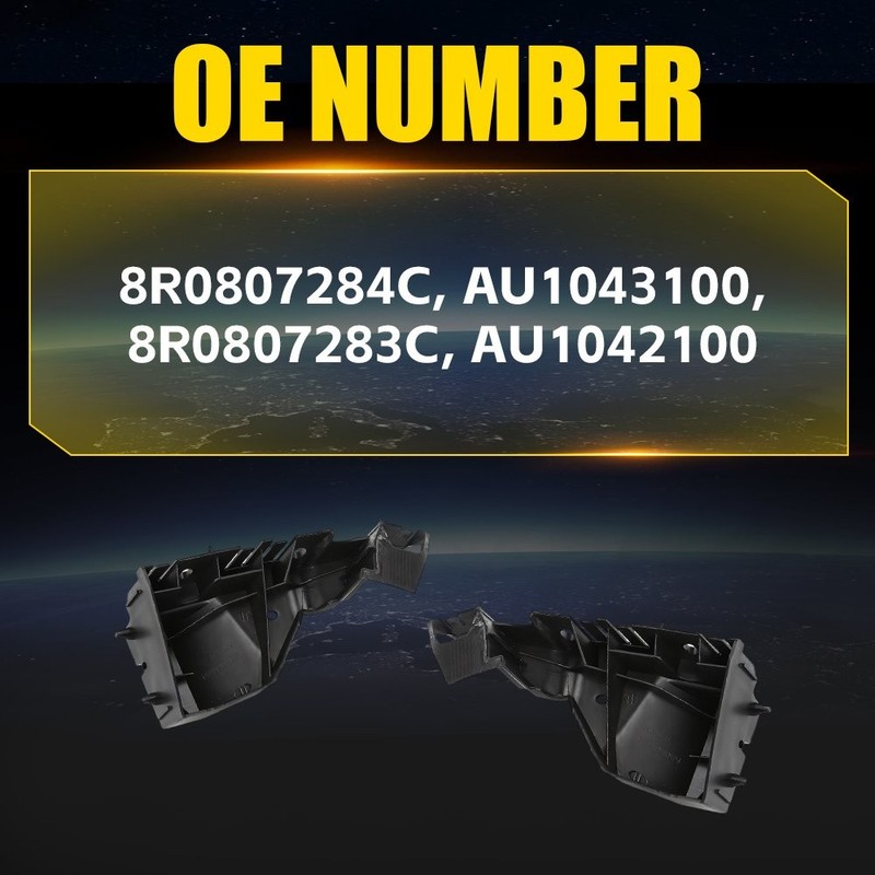 2-20X Bumper Retainer Bracket Front Left Right Fit Audi Q5 2009-2017 SQ5 2014-17 gallery