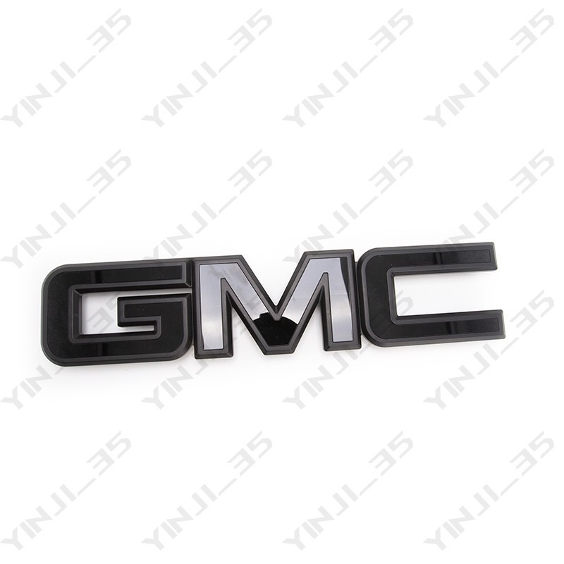 GM Grille Emblem ALL Black for 2015-2019 GMC Sierra 1500 2500HD 3500HD