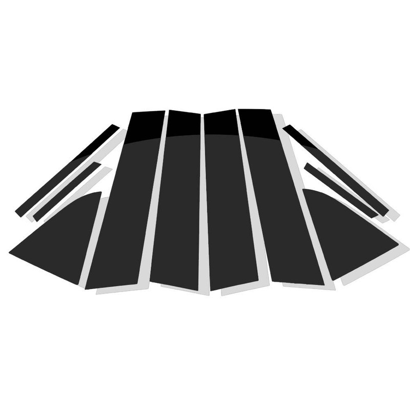 10x Pillar Posts Door Side Window Trim Decal Cover For Chevrolet Cruze 2011-2015 gallery