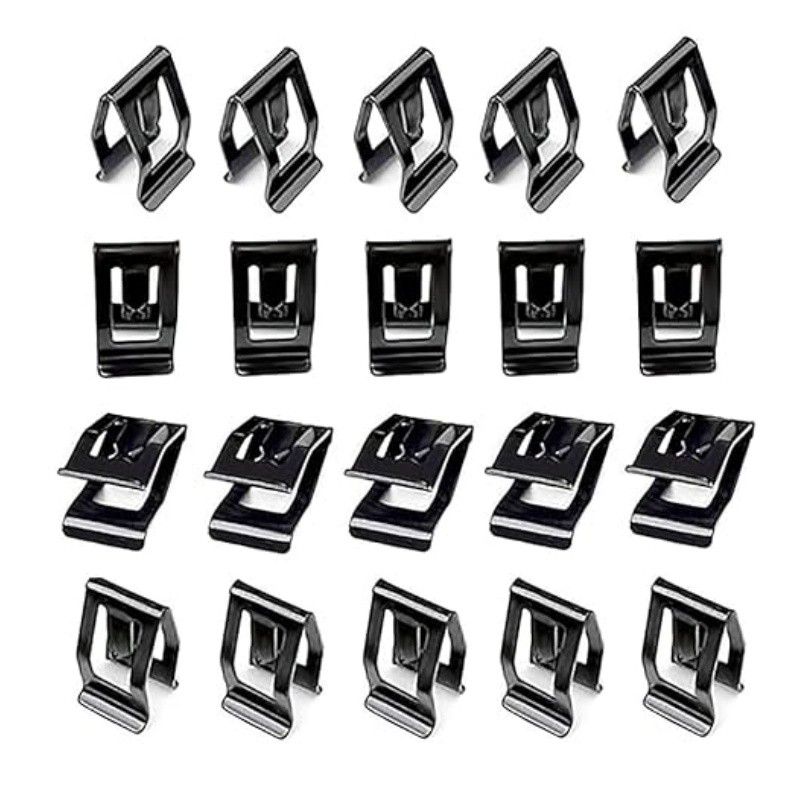 50PCS Universal Car Dashboard Retainer Metal Front Console Dash Panel Trim Clips gallery