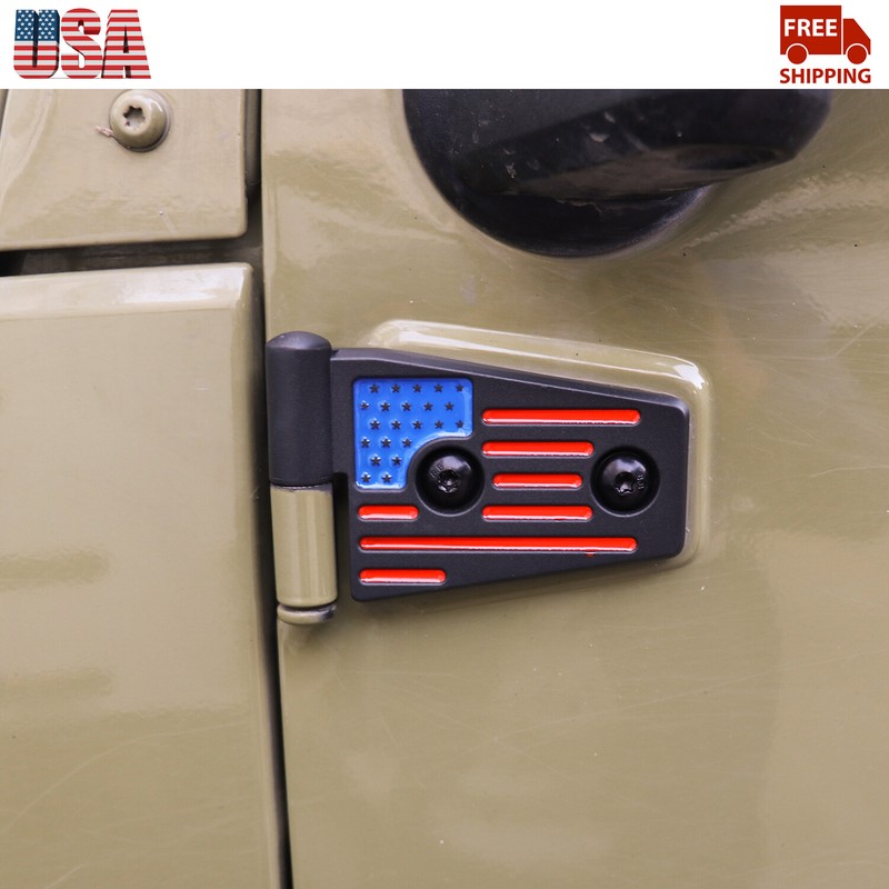 Multicolor Door Hinges Exterior Accessories For 4Door Jeep Wrangler JK 2007-2017 gallery