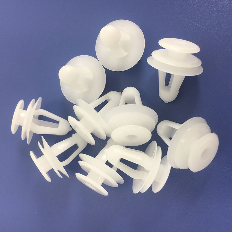 10x Door Trim Panel Fastener Nylon Clips Retainer White For Toyota 67771-02030 gallery