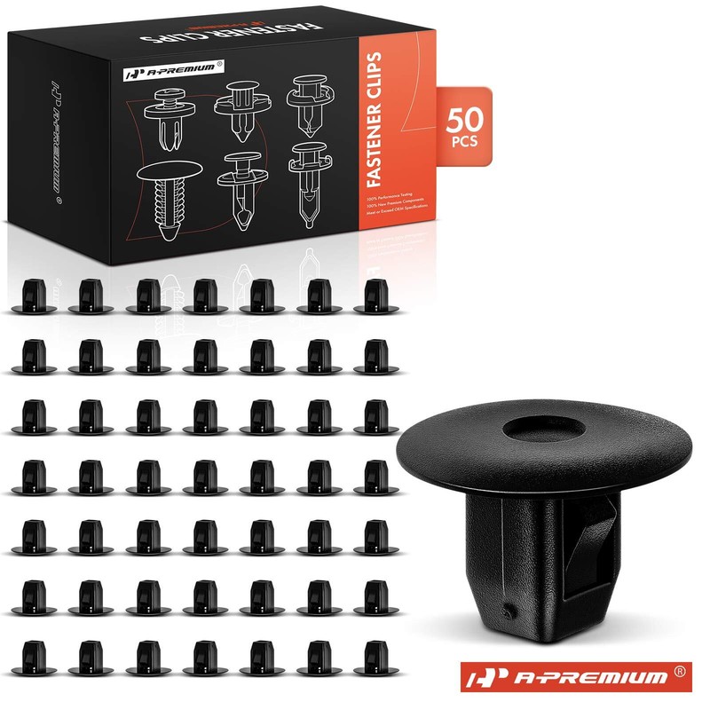 A-Premium 50Pcs 9 mm Clips Fender Apron Screw Grommet Fasteners for Honda Accord