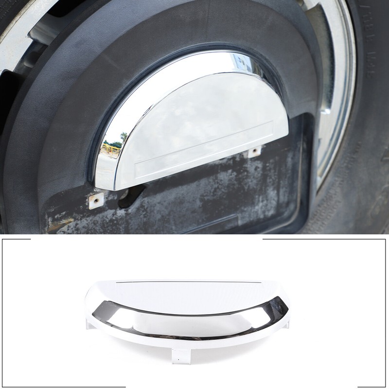 Chrome Rear Spare Tire license Plate Dome Light Cover Trim For Hummer H-2 03-09