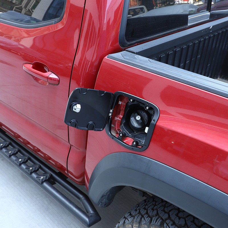 Gas Cap Cover Fuel Filler Door Fuel Tank cover W/ Lock For Toyota Tacoma 2016-22 gallery