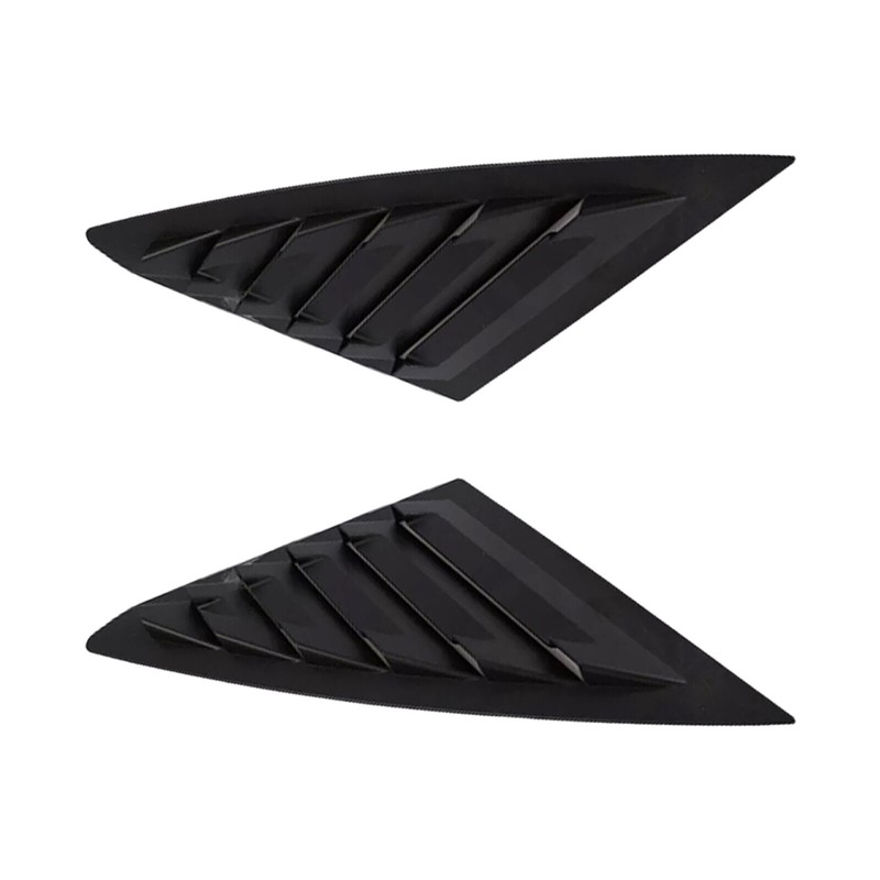 For Ford Focus Sedan 2012-20 Side Window Louver Shutter Cover Trim Matte Black gallery