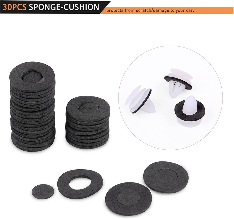415Pcs Bumper Clips Retainer Auto Car Rivets Fastener Fender Push Pin Trim gallery