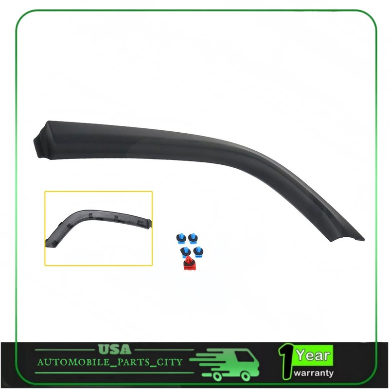Wheel Opening Molding Fender Flare For 17-25 Jeep Compass Rear Left Driver Side gallery
