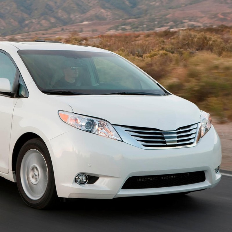 For 2011-20 Toyota Sienna Front Windshield Wiper Cowl Extension Cover Trim 2Pcs gallery