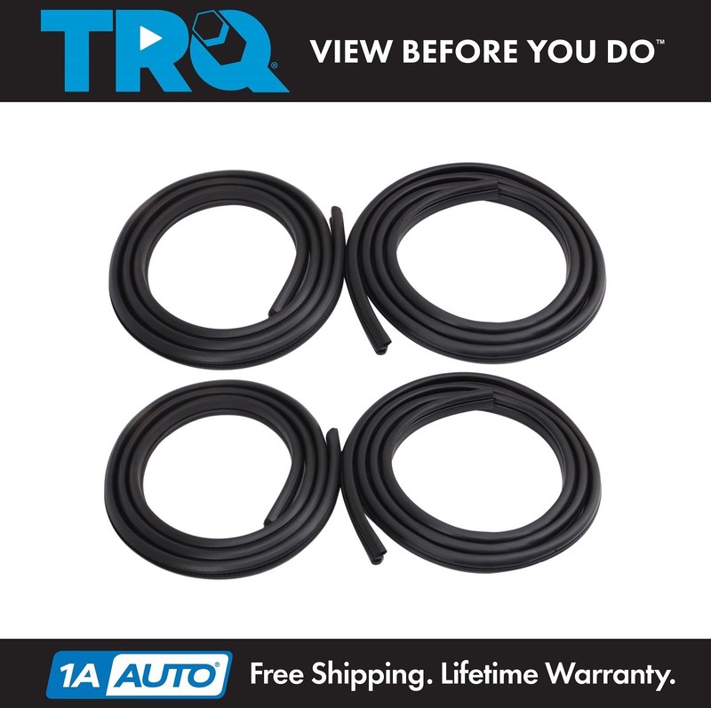 TRQ Door Weatherstrip Seal Kit Fits 2005-2010 Jeep Grand Cherokee