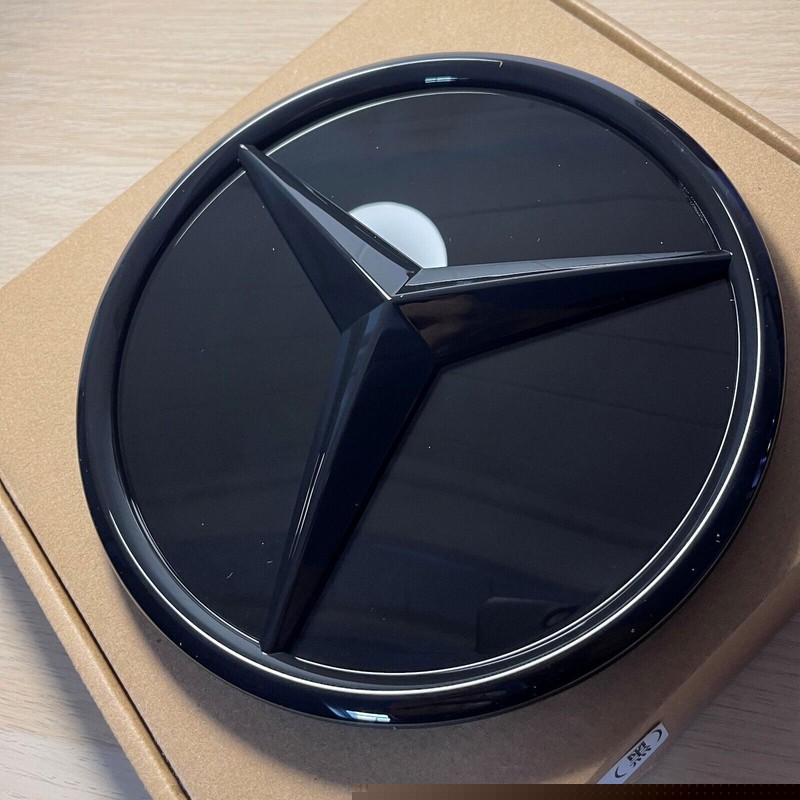 Star Emblem With Mirror For Mercedes Benz W205 W212 A C E CLA GLK Front Grille