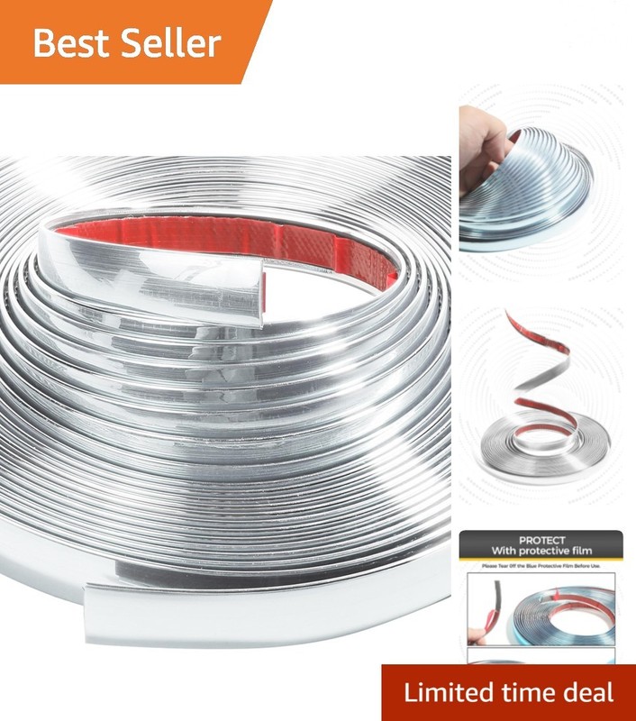 25FT Chrome Trim Molding – Easy-to-Install Car Accessory for Stylish Protection