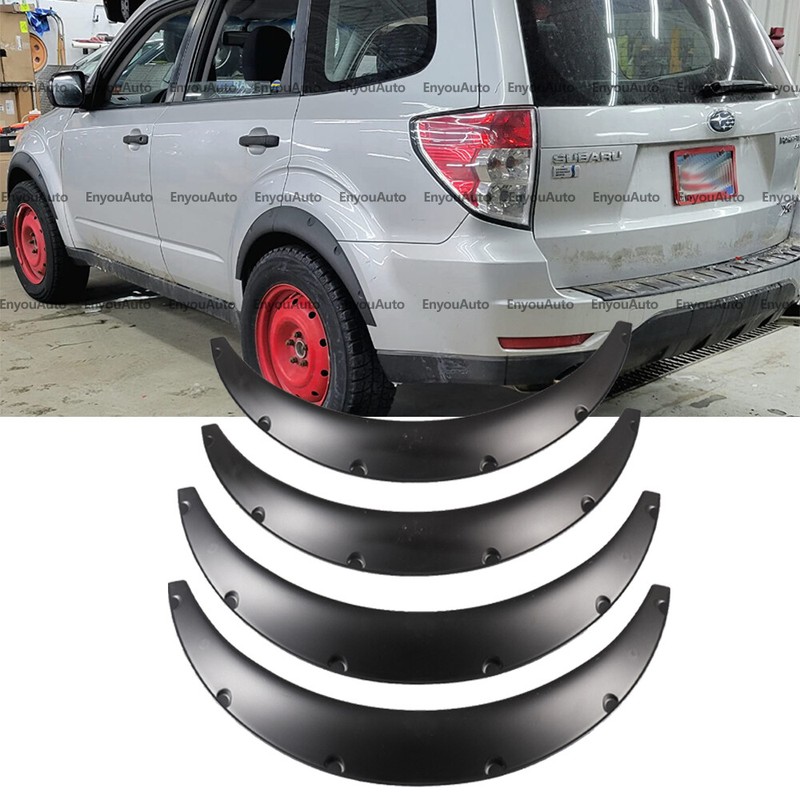 4X 35″ For Subaru Outback Universal Fender Flares Wheel Arches Wide Body Kit