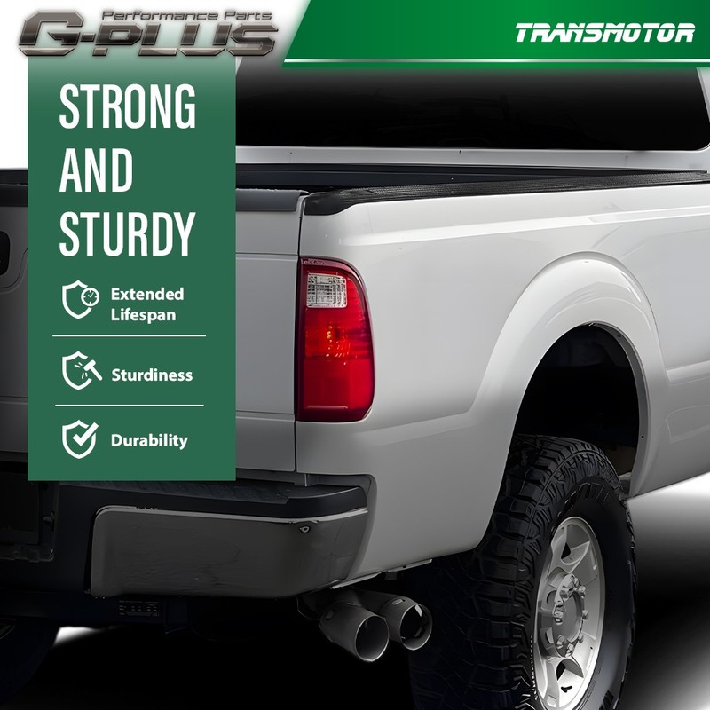 PAIR Fits Ford F250 F350 Super Duty 6 3/4' Bed Side Rail Top Moulding Cover cap gallery