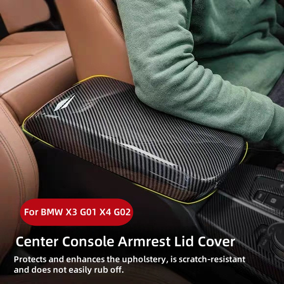 Car Trim Accessories For BMW X3 X4 G01 G02 2018-2024 Armrest Box Panel Cover gallery